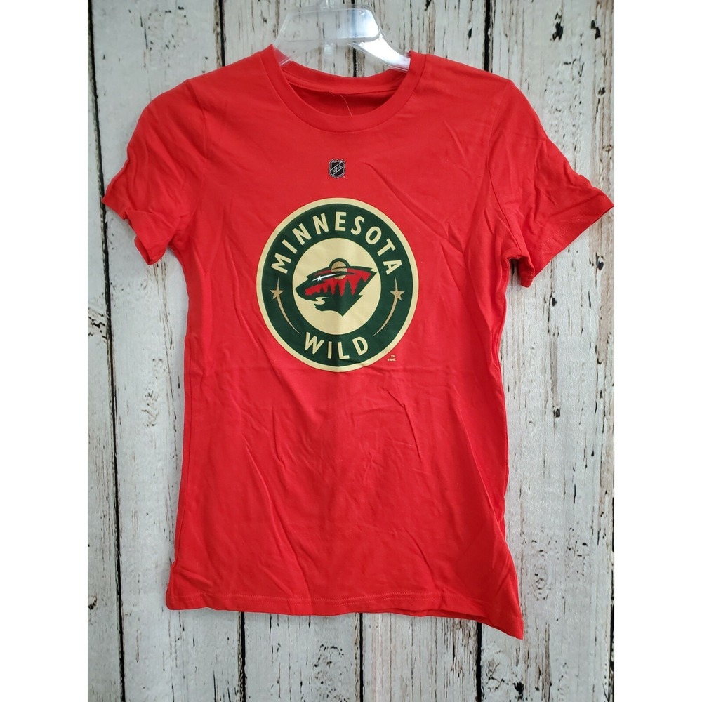 Girl's Large 14 Reebok Minnesota Wild Short Sleeve Tee T-Shirt Shirt Top NEW!